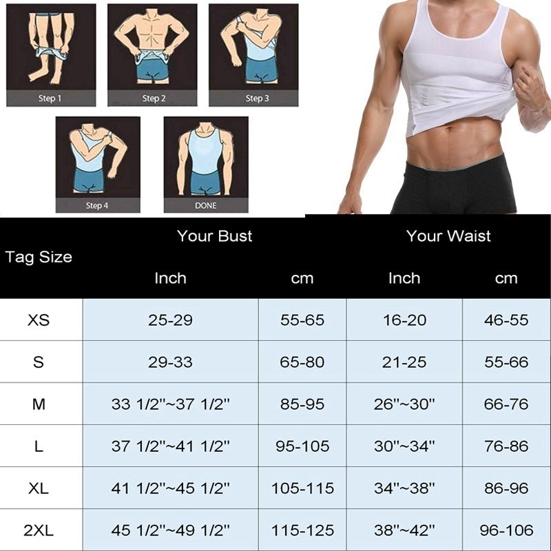 Life108 Men's Body Shaper Vest