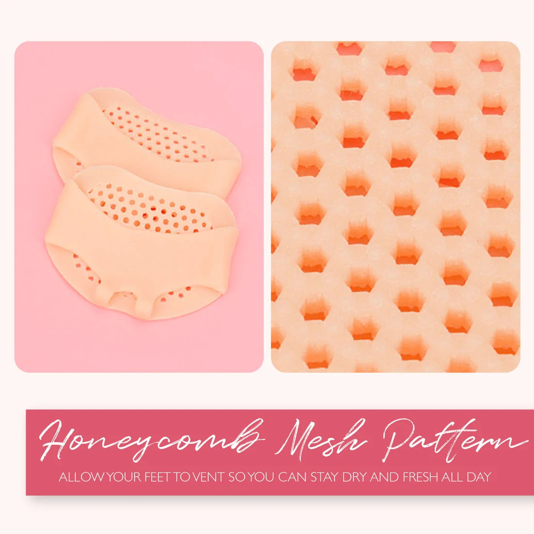 Life108 Forefoot Silicone Pain Relief Pads, Pack of 2