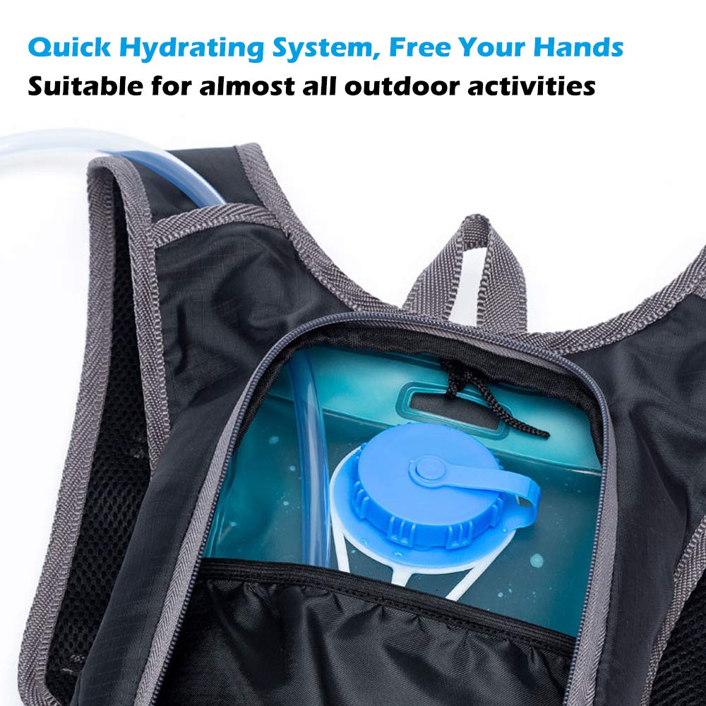 Life108 Outdoor Trekking Hydration Backpack, Handsfree Water Bottle, Sip On The Go